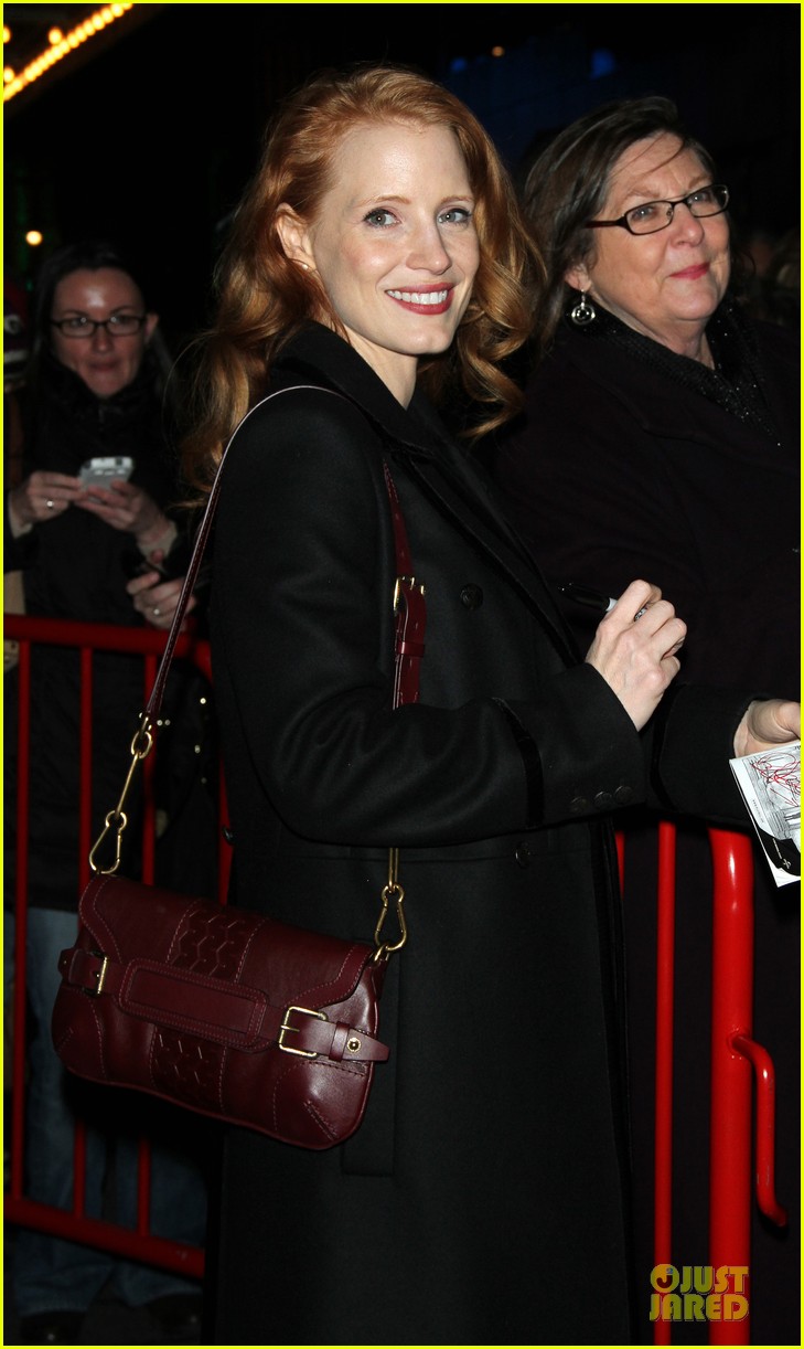 jessica chastain & dan stevens heiress autograph signing 172785957