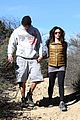 pregnant jenna dewan channing tatum hiking with the dogs 01