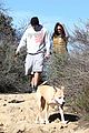 pregnant jenna dewan channing tatum hiking with the dogs 09