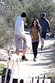 pregnant jenna dewan channing tatum hiking with the dogs 12