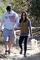 pregnant jenna dewan channing tatum hiking with the dogs 15