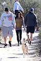 pregnant jenna dewan channing tatum hiking with the dogs 17