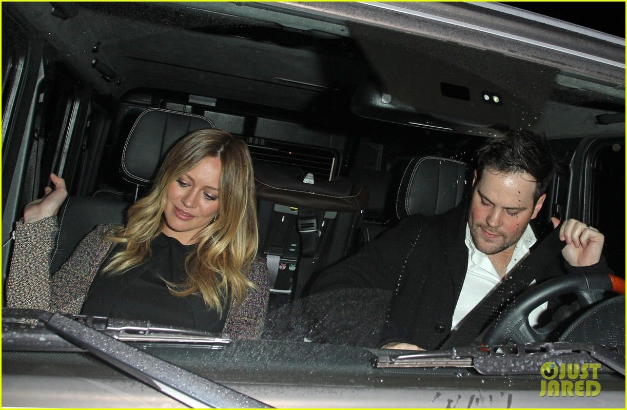 hilary duff mike comrie madeo dinner couple 07