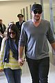 lea michele cory monteith holding hands at lax 02