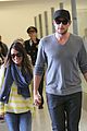 lea michele cory monteith holding hands at lax 11