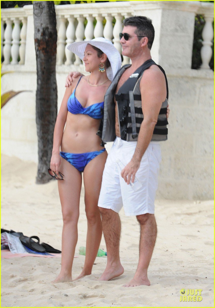 simon cowell shirtless new years eve with mezhgan huissany 332783314