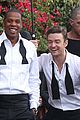 justin timberlake suit & tie music video shoot with jay z 02