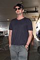 gerard butler solo lax arrival on valentines day 11