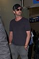 gerard butler solo lax arrival on valentines day 13