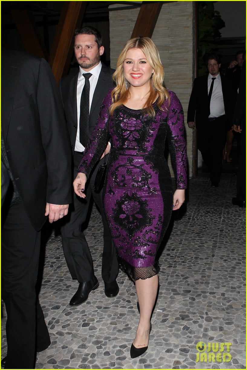 kelly clarkson adele sony music grammy after party 022809899