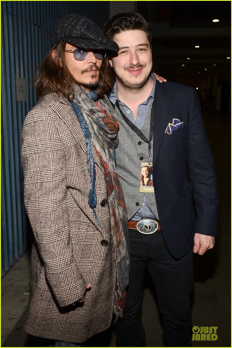 johnny depp marcus mumford grammys musicares person of the year event 012807882