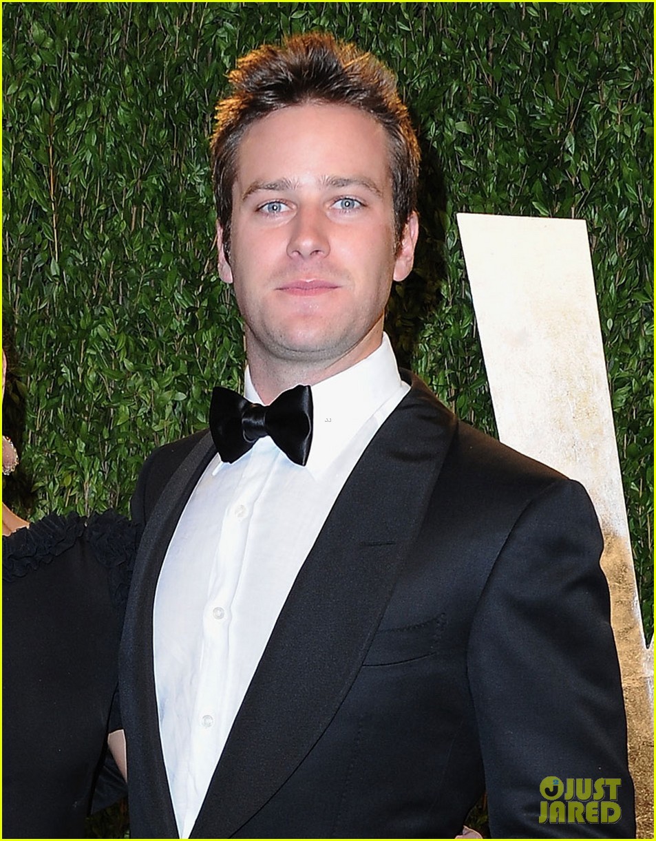 Armie Hammer & Elizabeth Chambers Vanity Fair Oscars Party 2013