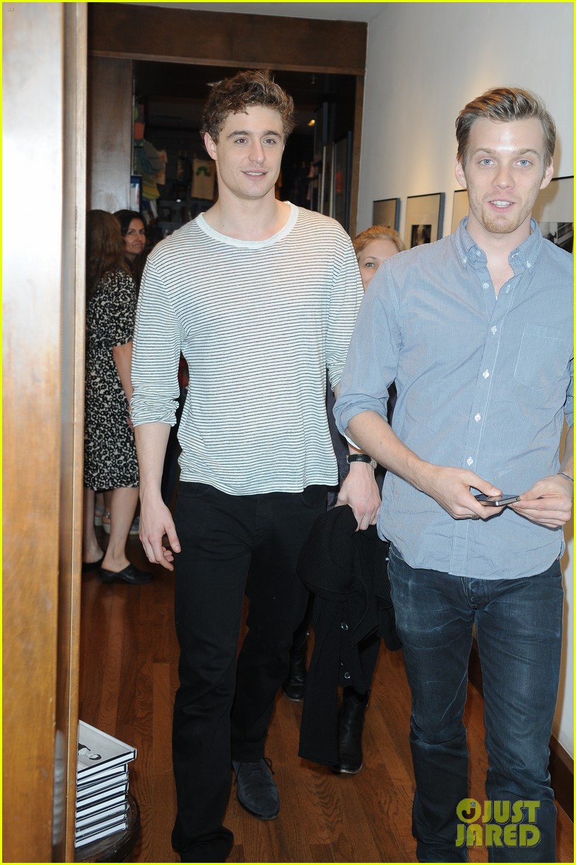 max irons jake abel the host book signing 03