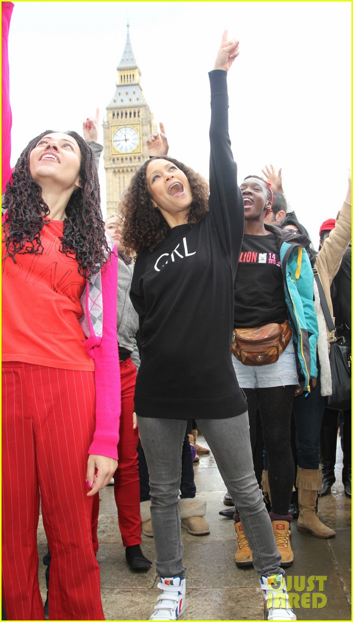 thandie newton one billion rising flashmob in london 01