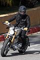 brad pitt rides his motorcycle shiloh zahara get froyo 13