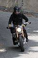 brad pitt rides his motorcycle shiloh zahara get froyo 16