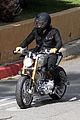 brad pitt rides his motorcycle shiloh zahara get froyo 21