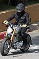 brad pitt rides his motorcycle shiloh zahara get froyo 23