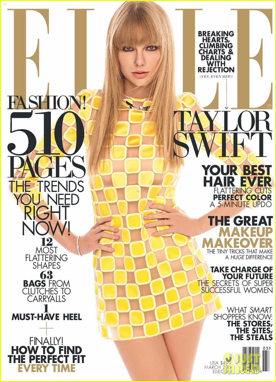 taylor swift covers elle march 2013 05
