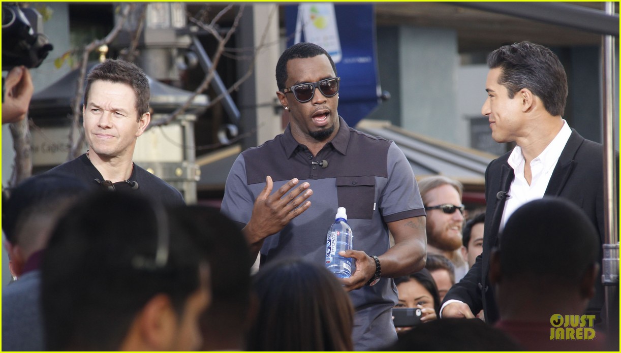 mark wahlberg sean combs aquahydrate press conference 05