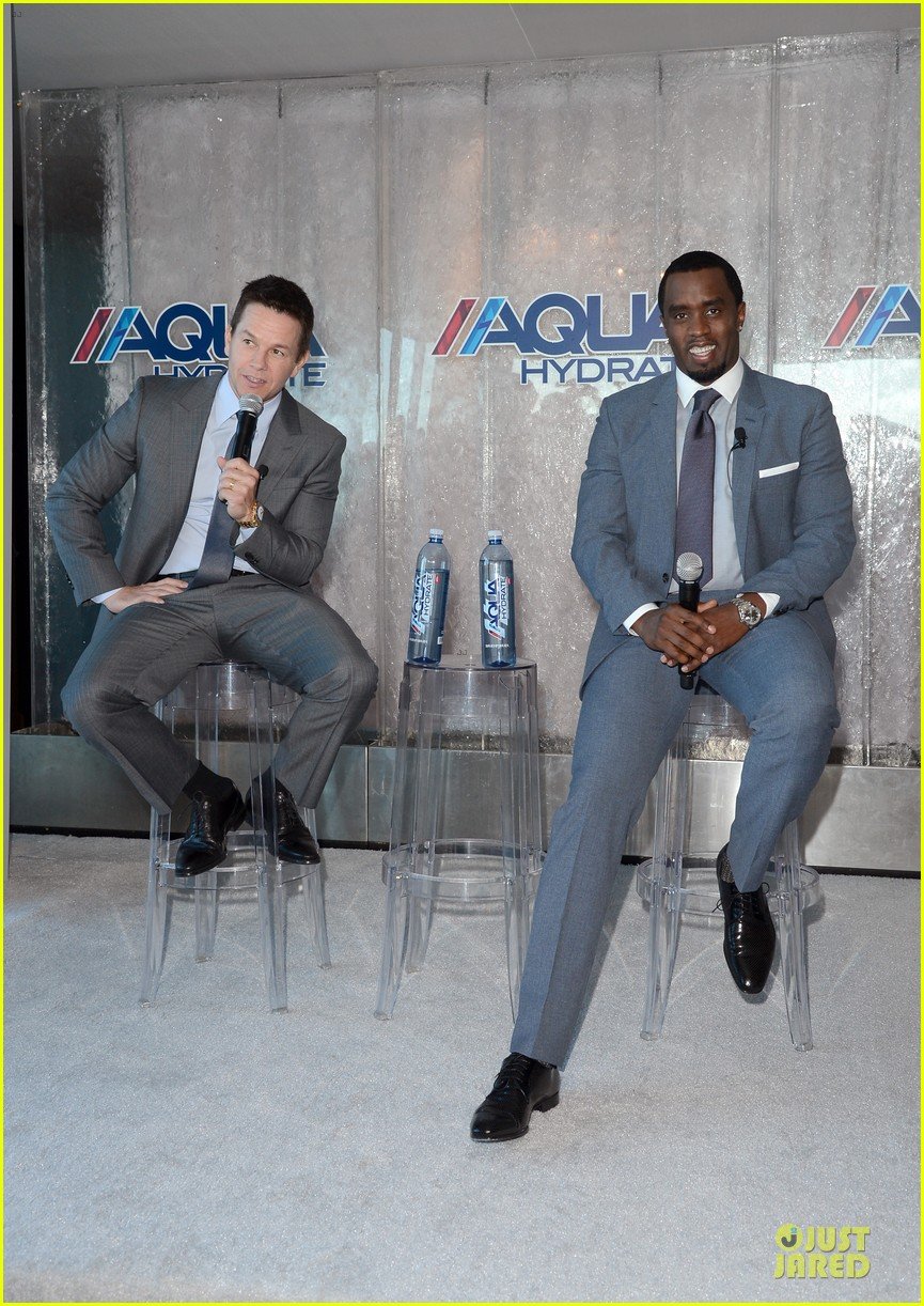 mark wahlberg sean combs aquahydrate press conference 22
