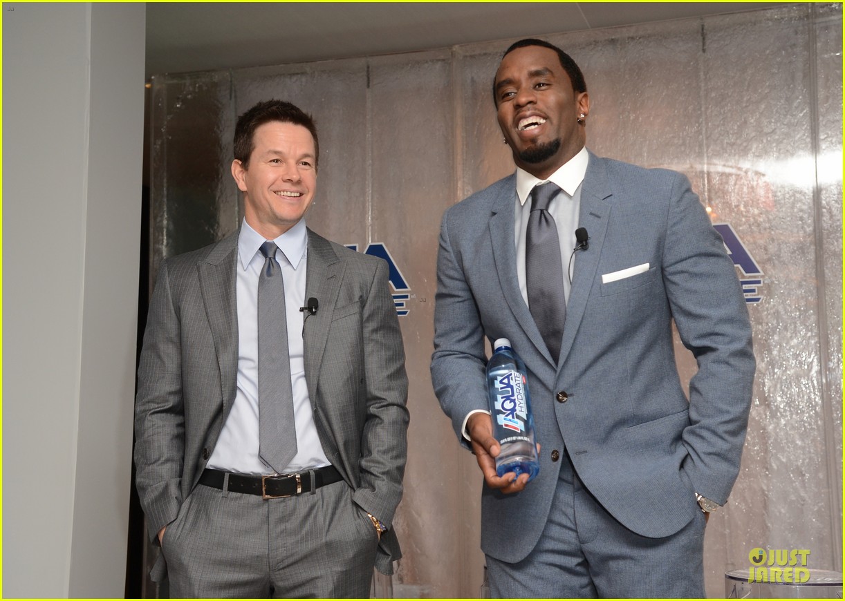 mark wahlberg sean combs aquahydrate press conference 252822034