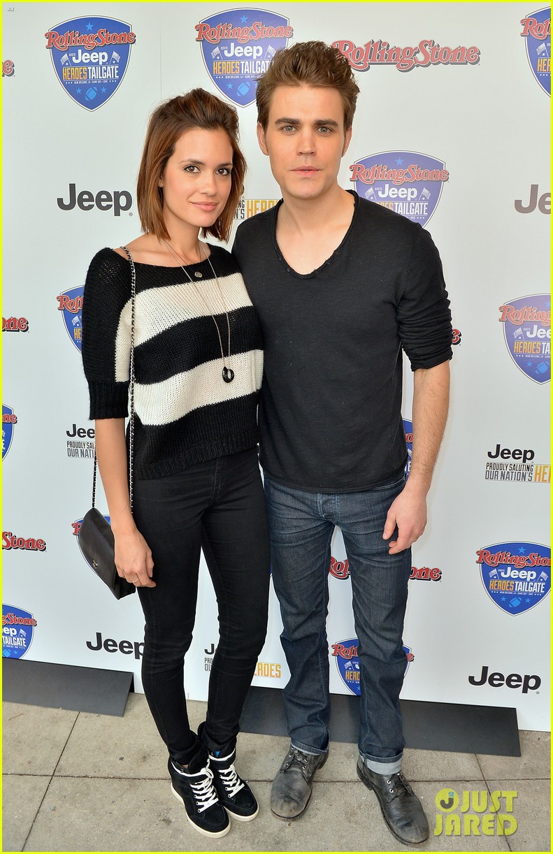 paul wesley torrey devitto super bowl tailgate party 132804498