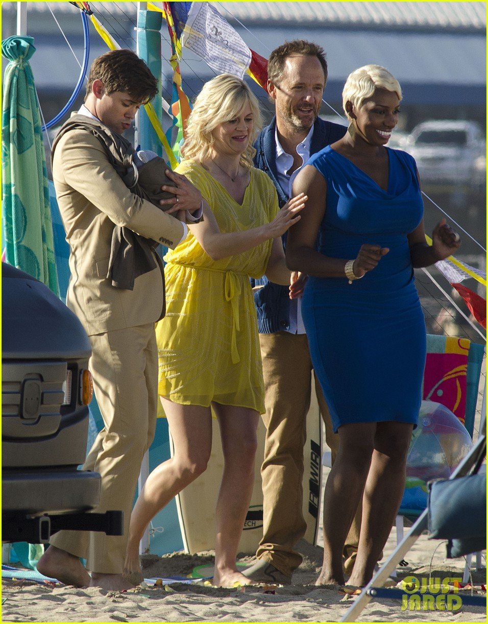 andrew rannells justin bartha new normal beach filming 03