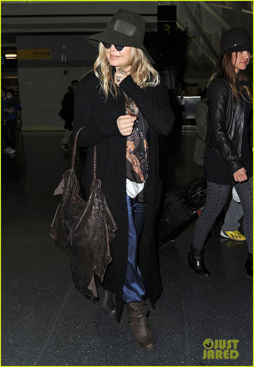 fergie nyc arrival for gma 07