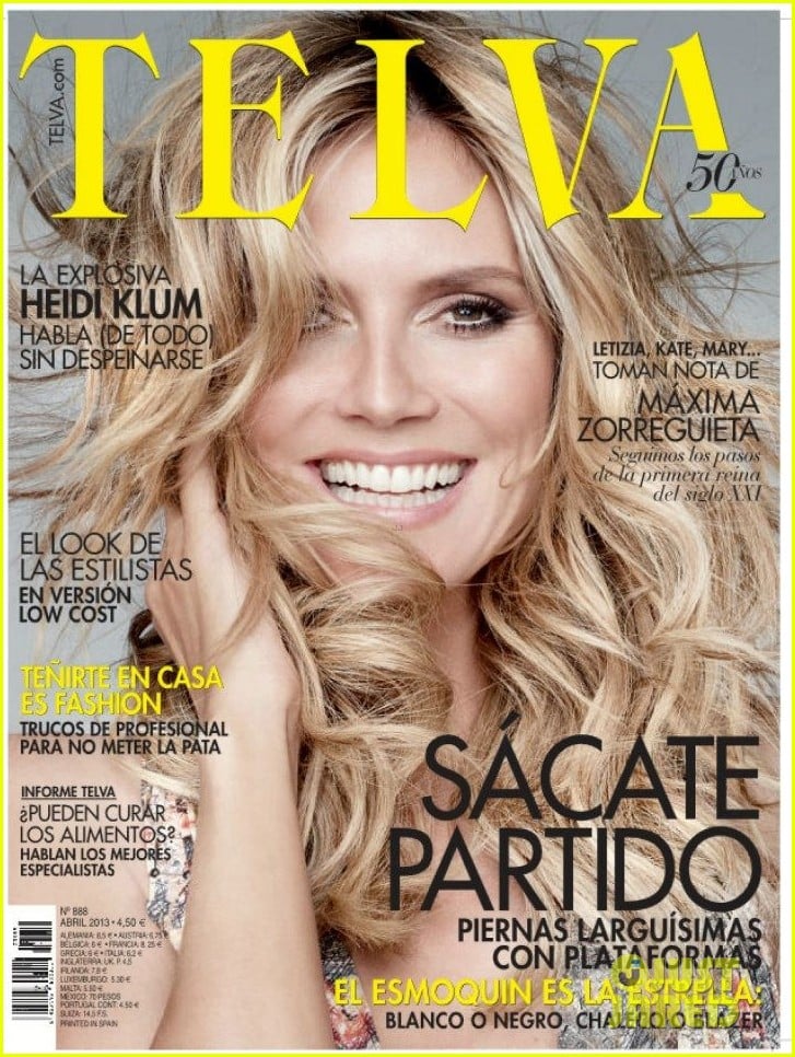 heidi klum covers telva magazine april 2013 02