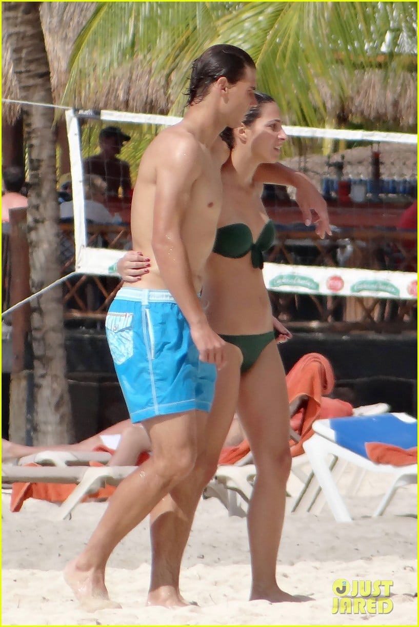 rafael nadal shirtless beach vacation with maria perrello 232826131