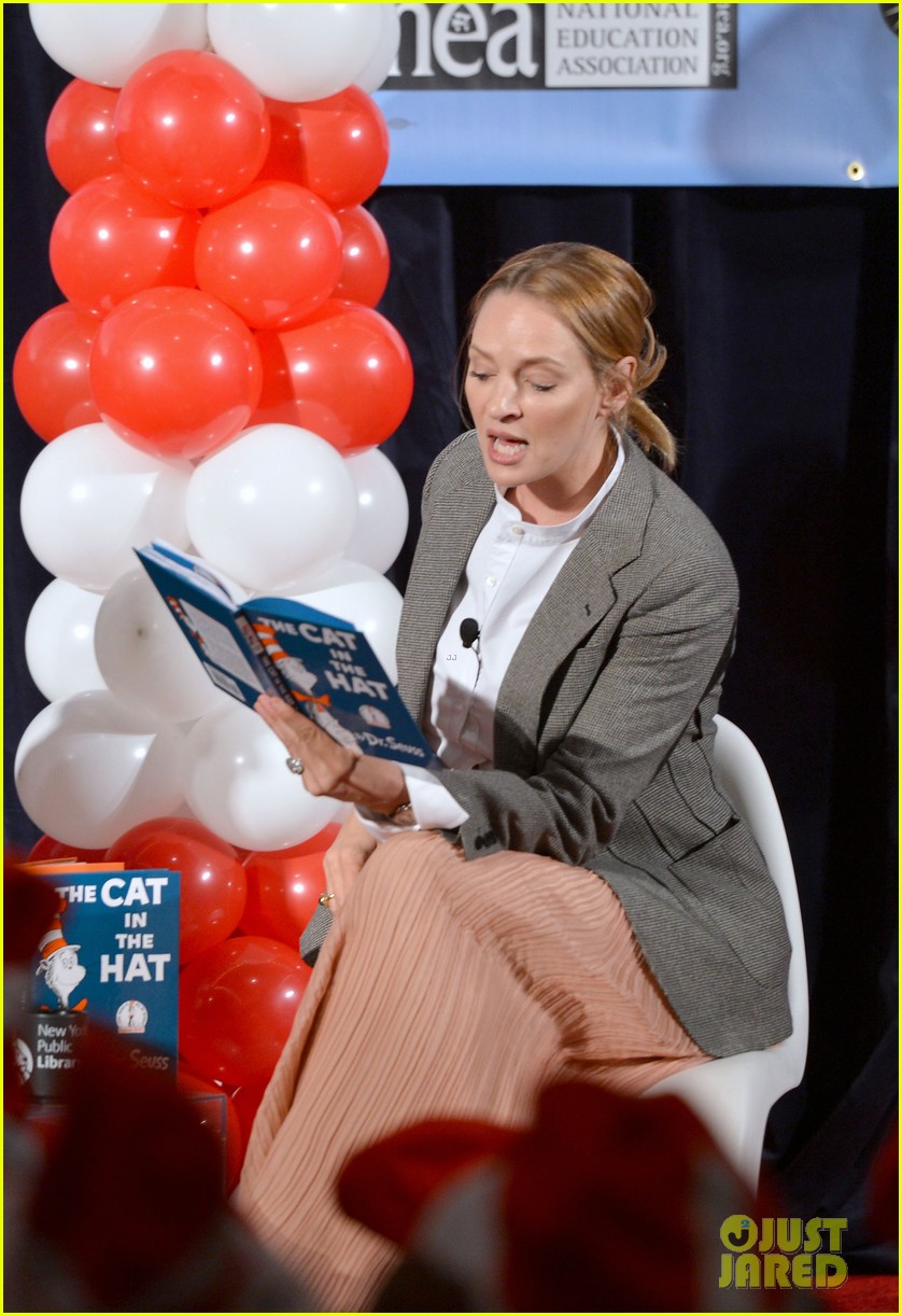 uma thurman cat in the hat for read across america day 172823512