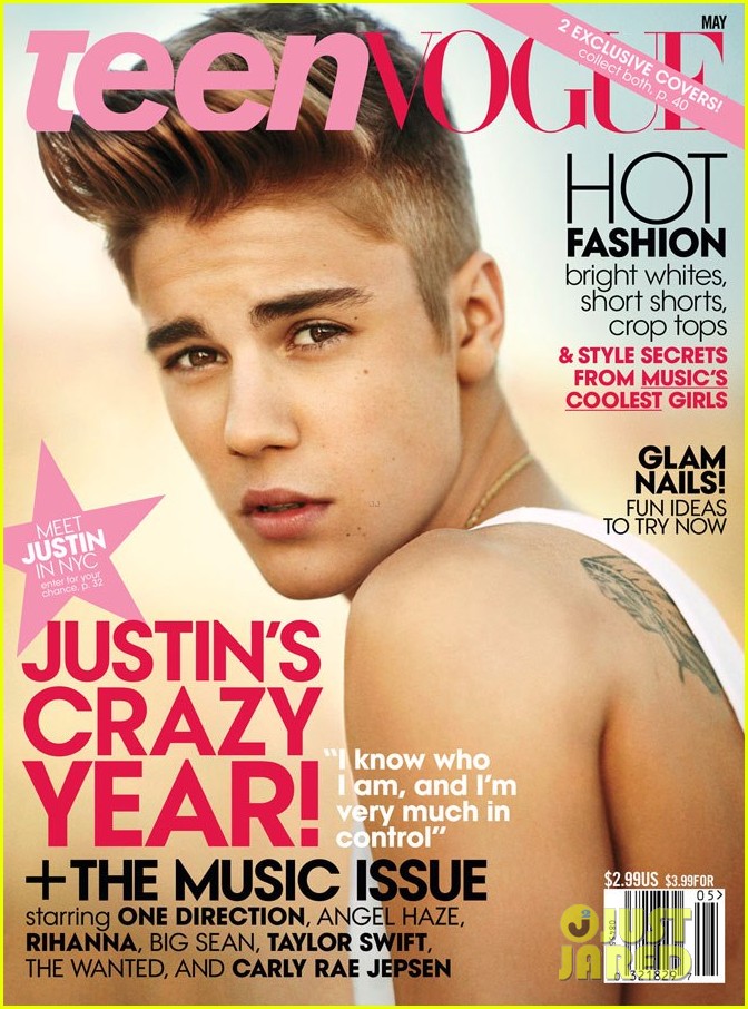 brian austin justin bieber covers teen vogue may 2013 082842122