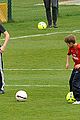 david beckham soccer camp with his sons 08