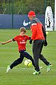 david beckham soccer camp with his sons 12