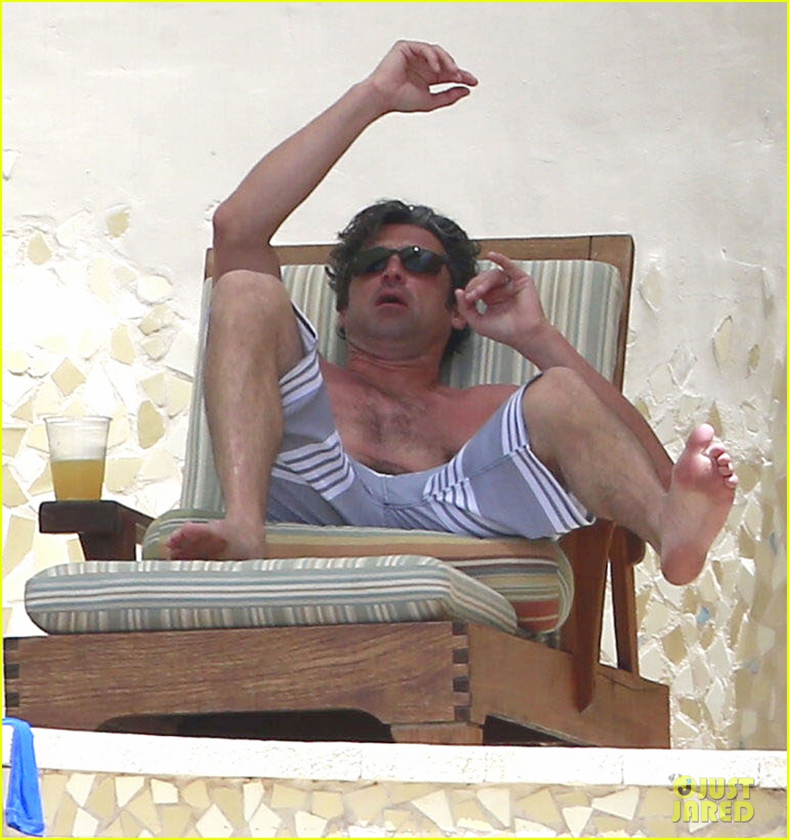 patrick dempsey shirtless mexico vacation with the family 07
