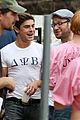zac efron frat tattoo on bulging bicep for townies 03