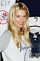 jessica hart yankees opening day new pink mlb collection celebration 02