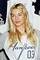 jessica hart yankees opening day new pink mlb collection celebration 06