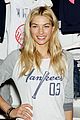 jessica hart yankees opening day new pink mlb collection celebration 07