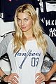 jessica hart yankees opening day new pink mlb collection celebration 11