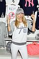 jessica hart yankees opening day new pink mlb collection celebration 17