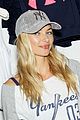 jessica hart yankees opening day new pink mlb collection celebration 21