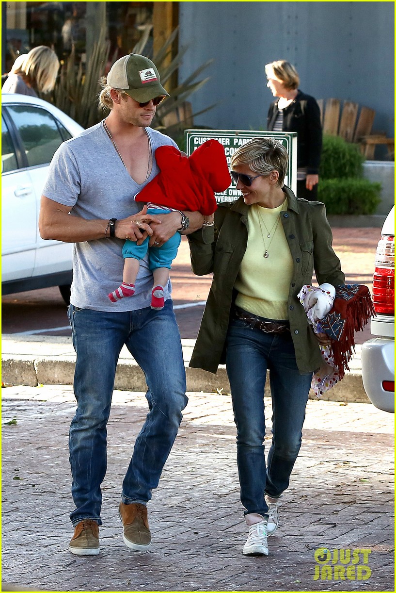 chris hemsworth elsa pataky lunchtime with india 032843654