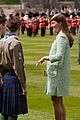 pregnant kate middleton baby bump at queen scouts review 09