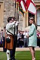 pregnant kate middleton baby bump at queen scouts review 10