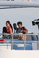 pregnant kim kardashian family boat ride in greece 32