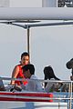 pregnant kim kardashian family boat ride in greece 38