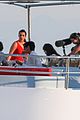 pregnant kim kardashian family boat ride in greece 39