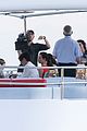 pregnant kim kardashian family boat ride in greece 41